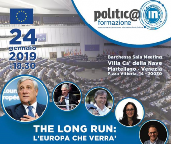 Incontro pubblico “The long run: l’Europa che verrà”